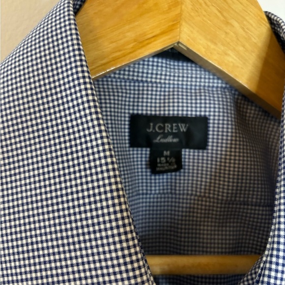 J. Crew Ludlow Cotton Checked Short Sleeve Top - Picture 6 of 7